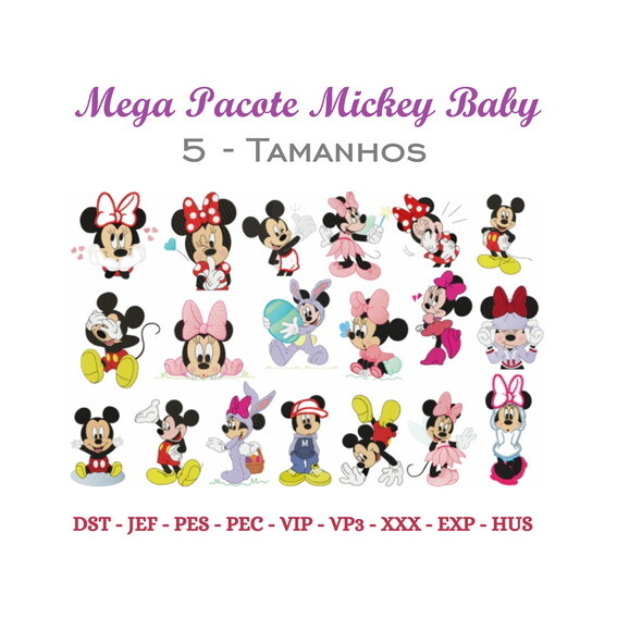 Pacote Matrizes Mickey Baby