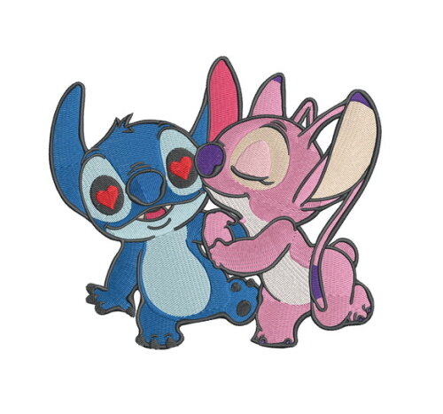 10 Matrizes de Bordado Lilo Stitch (pacote)