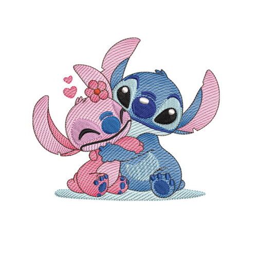 11 Matrizes de Bordado Lilo Stitch Rippled (pacote)