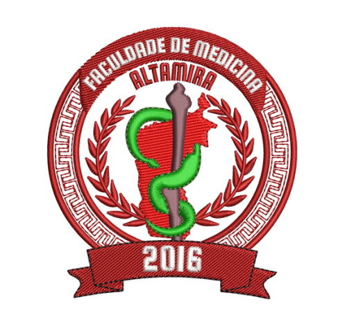 Bordado Faculdade Medicina Altamira PA