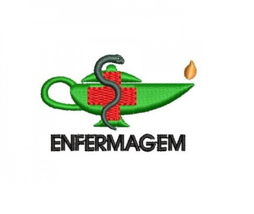 Bordado Enfermagem Pequeno