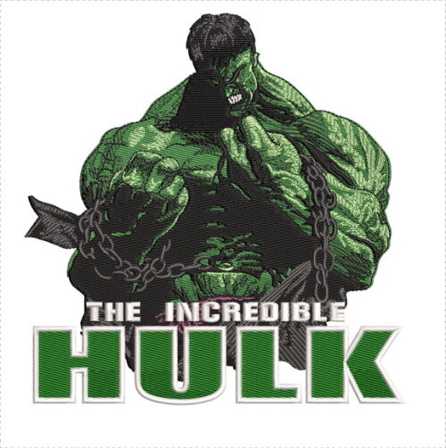 Bordado The Incredible Hulk