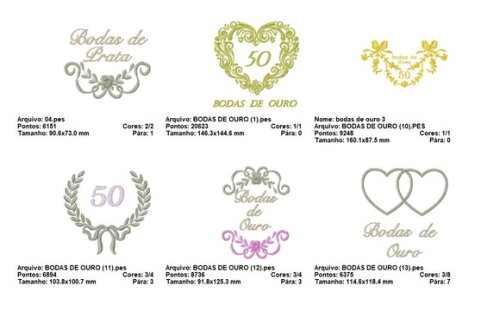 Coleção Bordados Bodas