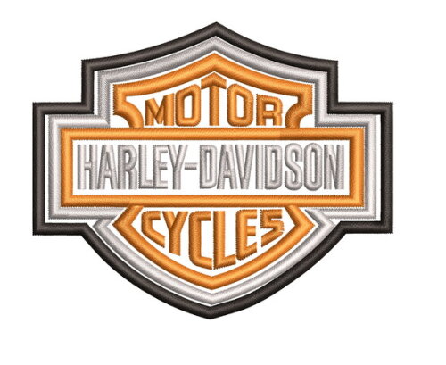 Martriz Bordado Harley Daviidson
