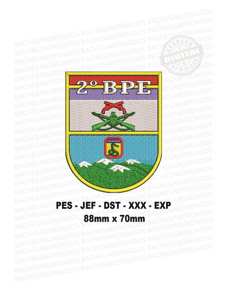 Matriz Bordado 2º Bpe - Batalhão de Polícia do Exército