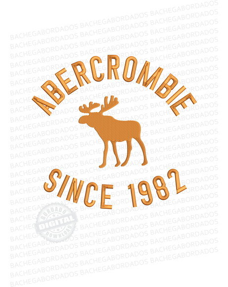 Matriz Bordado Abercrombie Fitch Since 1982