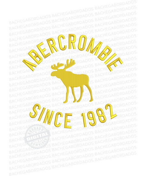Matriz Bordado Abercrombie Fitch Since 1982