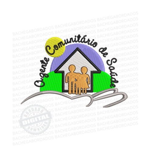 Matriz Bordado Agente Comunitário de Saúde