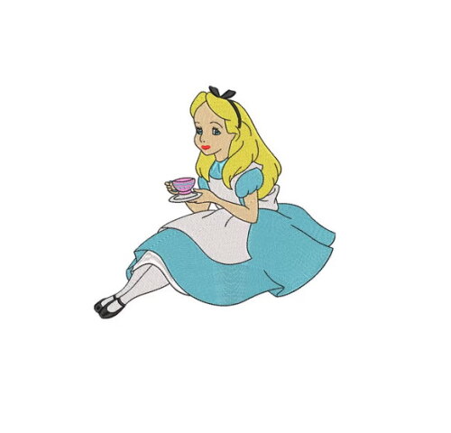 Matriz Bordado Alice no País das Maravilhas 1