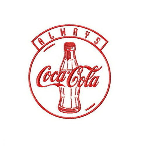 Matriz Bordado Always Coca Cola