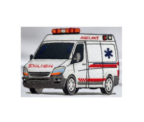 Matriz Bordado Ambulância