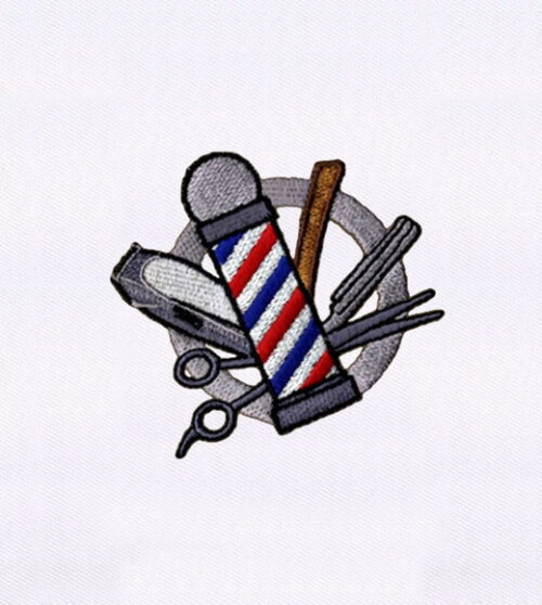 Matriz Bordado Barbershop 1