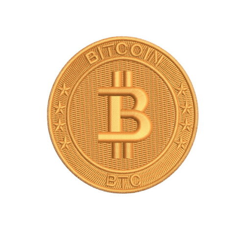 Matriz Bordado Bitcoin Star