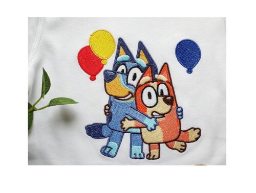Matriz Bordado Bluey e Bingo Aniversário