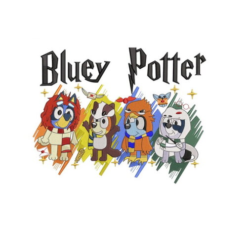 Matriz Bordado Bluey Potter