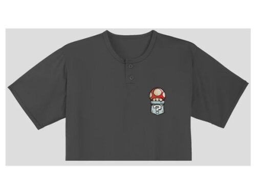Matriz Bordado Bolso Mario Cogumelo