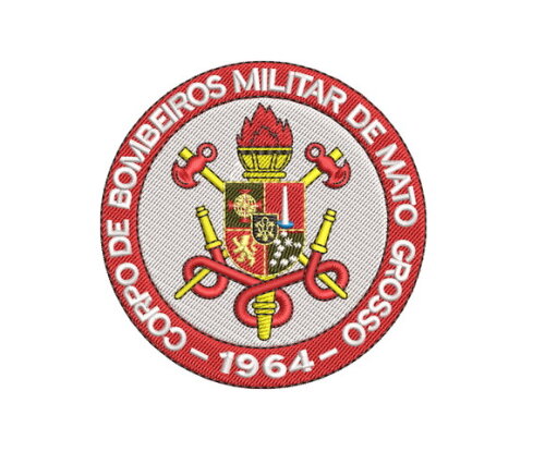 Matriz Bordado Bombeiro Militar Mato Grosso