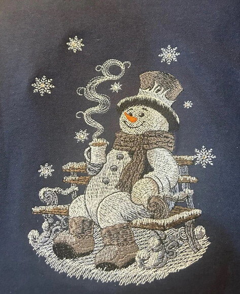 Matriz Bordado Boneco de Neve