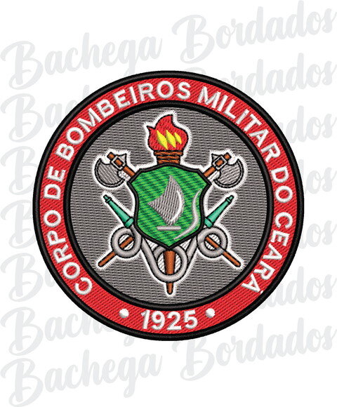 Matriz Bordado Bombeiros Militar do Ceará