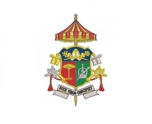 Matriz Bordado Brasão De Armas Catedral De Curitiba