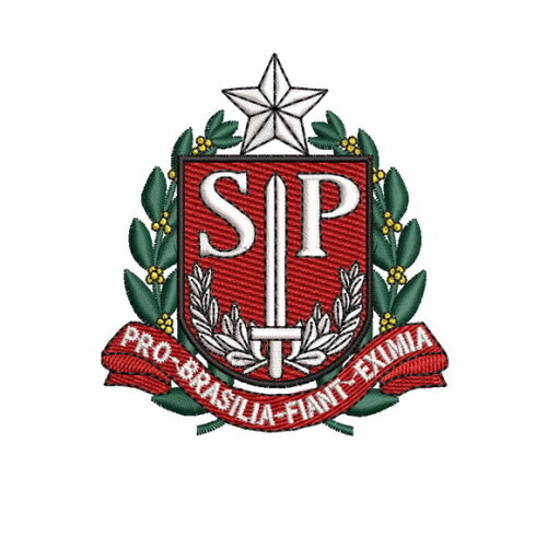 Matriz Bordado Brasão Governo de São Paulo Sp