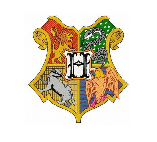 Matriz Bordado Brasão Hogwarts