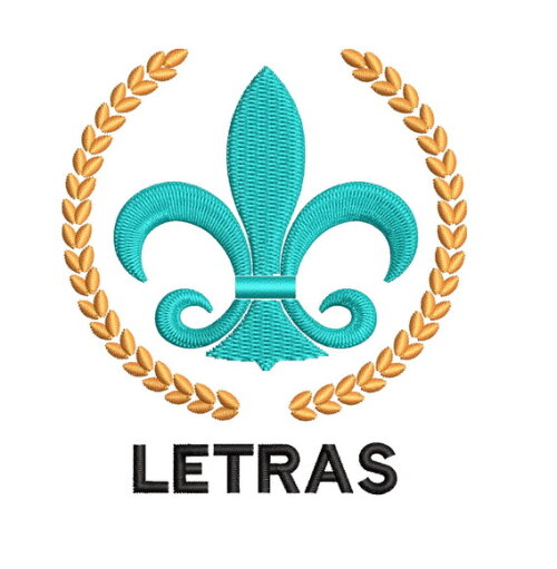 Matriz Bordado Brasão Letras
