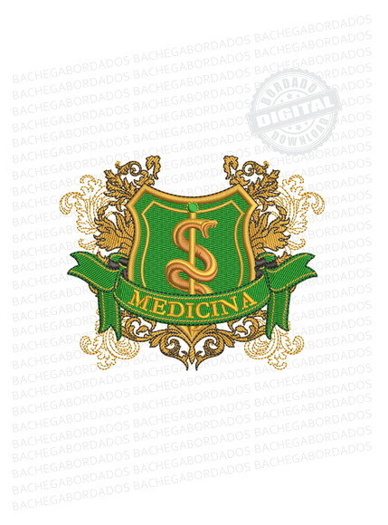 Matriz Bordado Brasão Medicina Unifaj