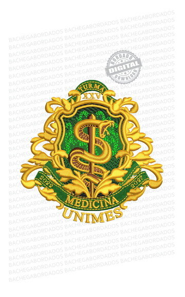 Matriz Bordado Brasão Medicina Unimes
