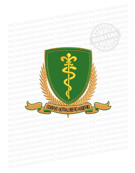 Matriz Bordado Brasão Medicina Zarns Ftc