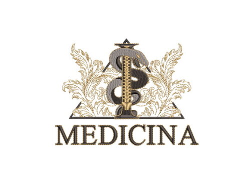 Matriz Bordado Brasão Medicina Unipar