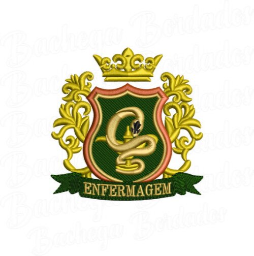 Matriz Bordado Brasão Técnico de Enfermagem