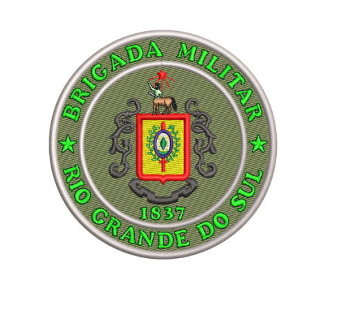 Matriz Bordado Brigada Militar Rio Grande do Sul