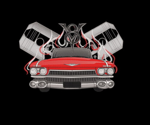 Matriz Bordado Cadillac 3