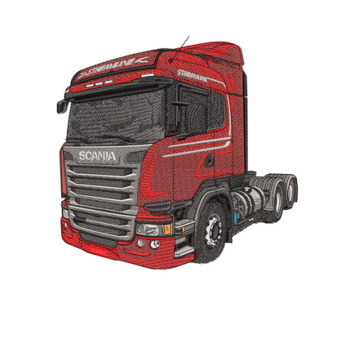 Matriz Bordado Caminhão Scania