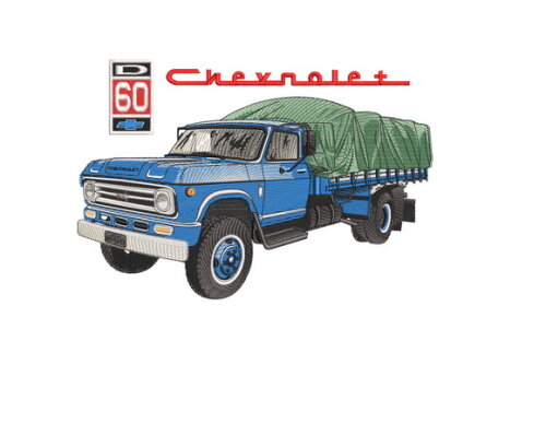 Matriz Bordado Caminhão Chevrolet
