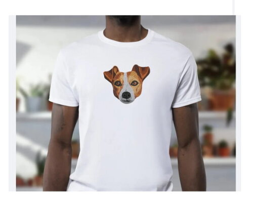 Matriz Bordado Cão Jack Russell