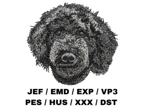 Matriz Bordado Cão Poodle