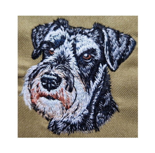 Matriz Bordado Cão Schnauzer 4