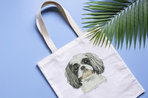 Matriz Bordado Cão Shih Tzu