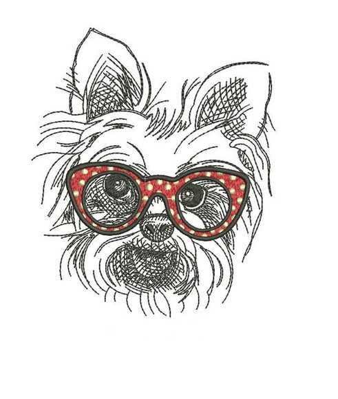 Matriz Bordado Cão Yorkie