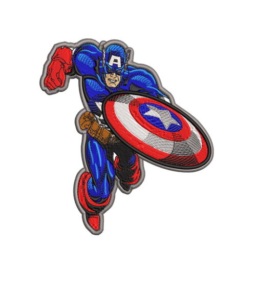 Matriz Bordado Capitão América