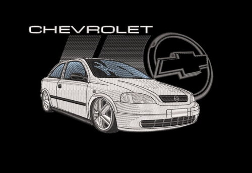 Matriz Bordado Carro Chevrolet Astra