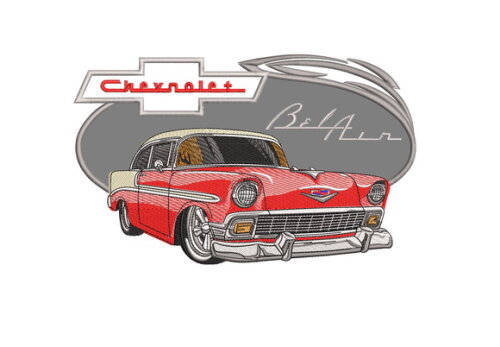 Matriz Bordado Carro Chevrolet Belair