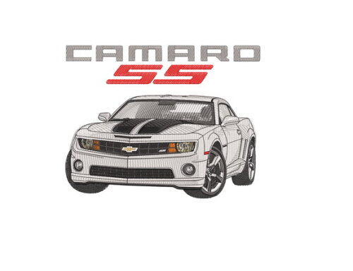 Matriz Bordado Carro Chevrolet Camaro 5
