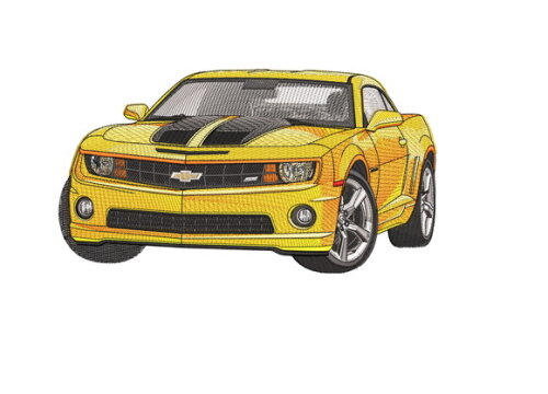 Matriz Bordado Carro Chevrolet Camaro 3