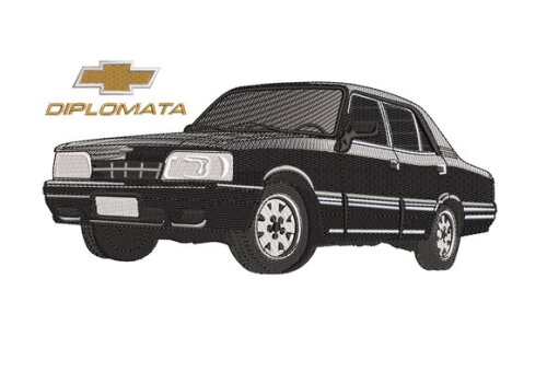 Matriz Bordado Carro Chevrolet Diplomata 3