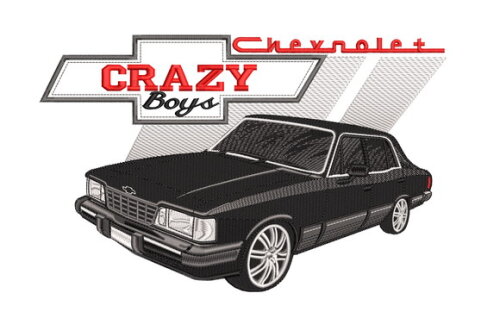 Matriz Bordado Carro Chevrolet Diplomata 2