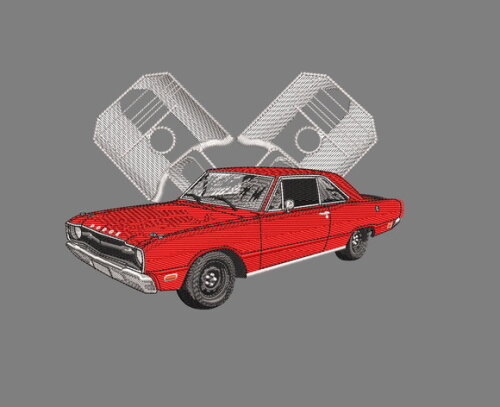Matriz Bordado Carro Dodge Opala