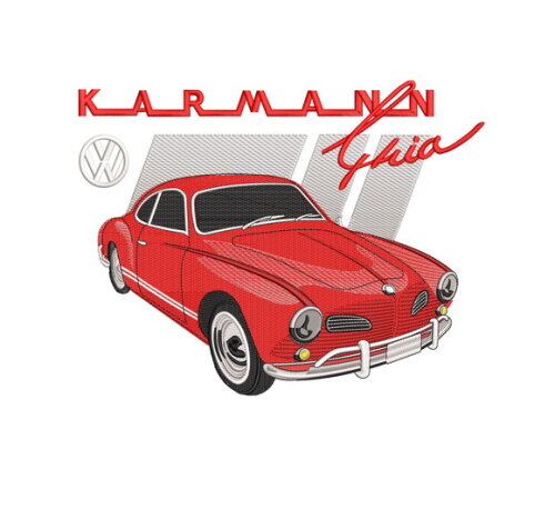 Matriz Bordado Carro Karmann Ghia